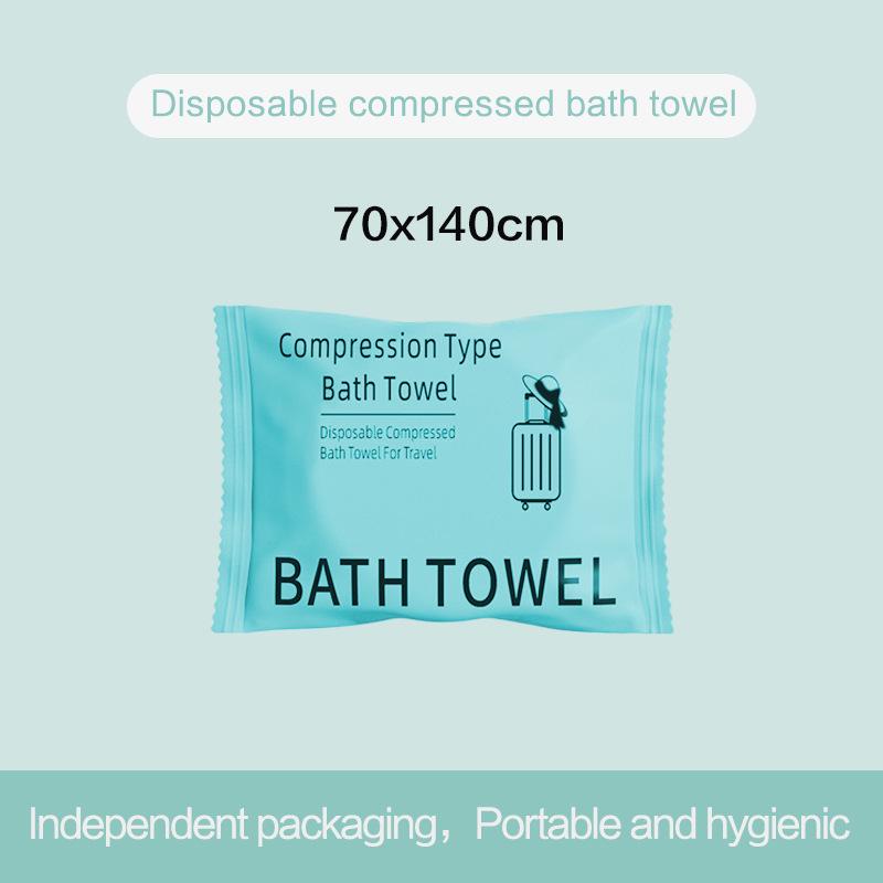 Portable Disposable Compressed Towel - Thickened Facial Cleansing & Bath Towel with Individual Packaging