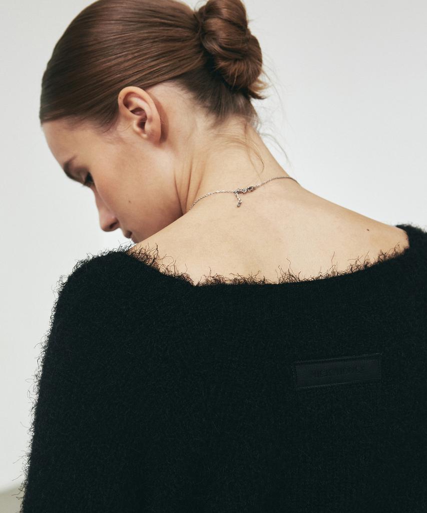 Nigaennikol Angora Pullover Knit_Black
