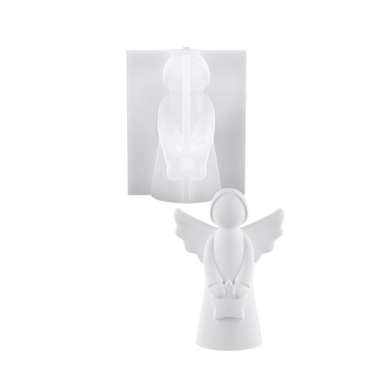 Engel Statue Silikon Kerzenformen Mehrzweck Silikonform für Epoxidharz Handgemachte Kerze Seife Heimdekoration