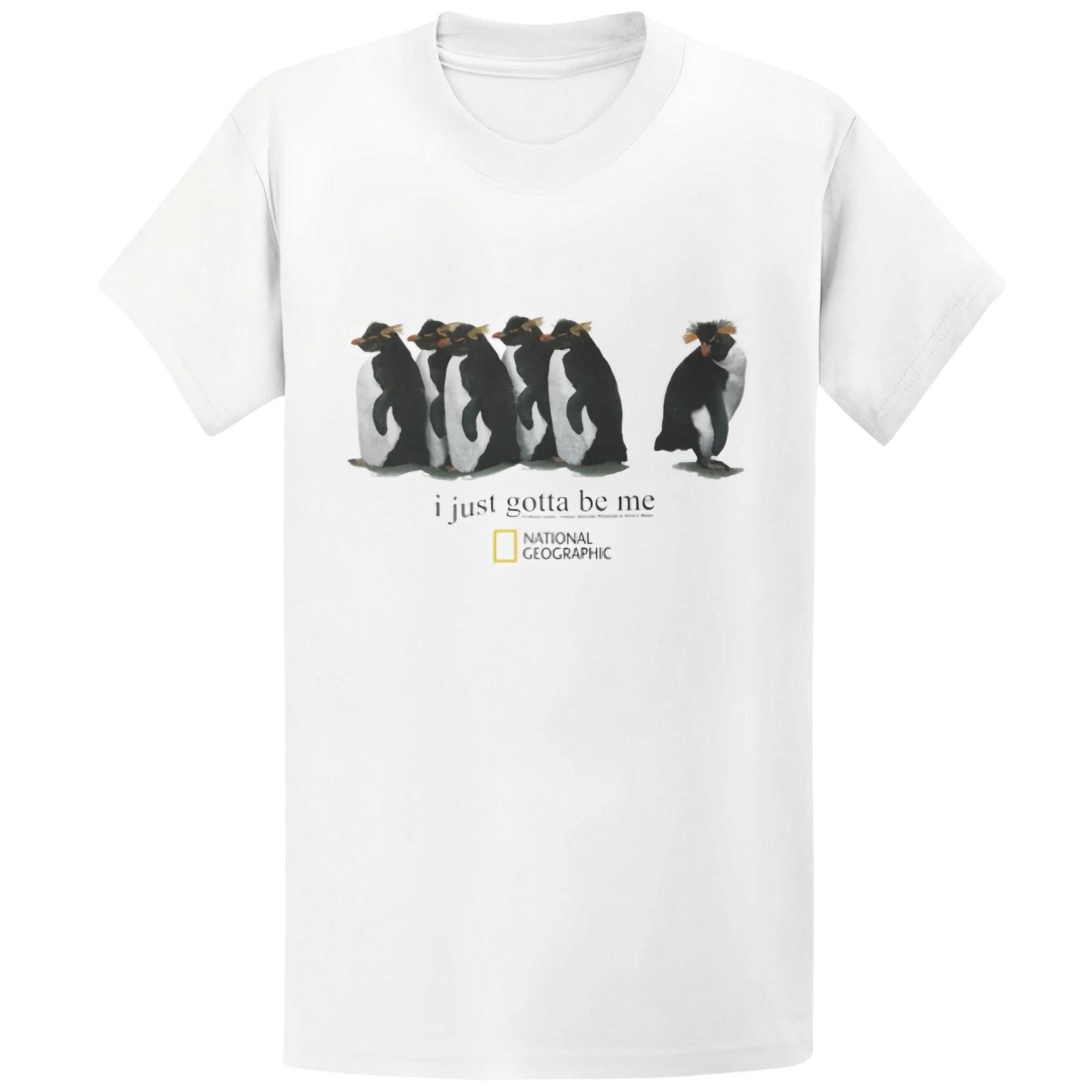 Gildan 5000 Penguins T-Shirt Funny Animal Graphic Tee S
