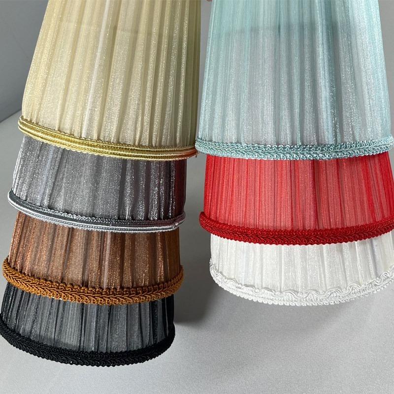 E14/E27/Clamp Fabric Lamp Shade Lighting Accessories for Home Office Decor Hotel Bedroom Bedside Floor Lamp Shell Cover