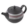 With Obi for Green and Made In Tk014 Tokoname-yaki Teapot, Takeharu, Three-Color Biri, 270ml, Net, Deep-Steamed Tea, Hojicha, Genmaicha, Japan, Boxed,