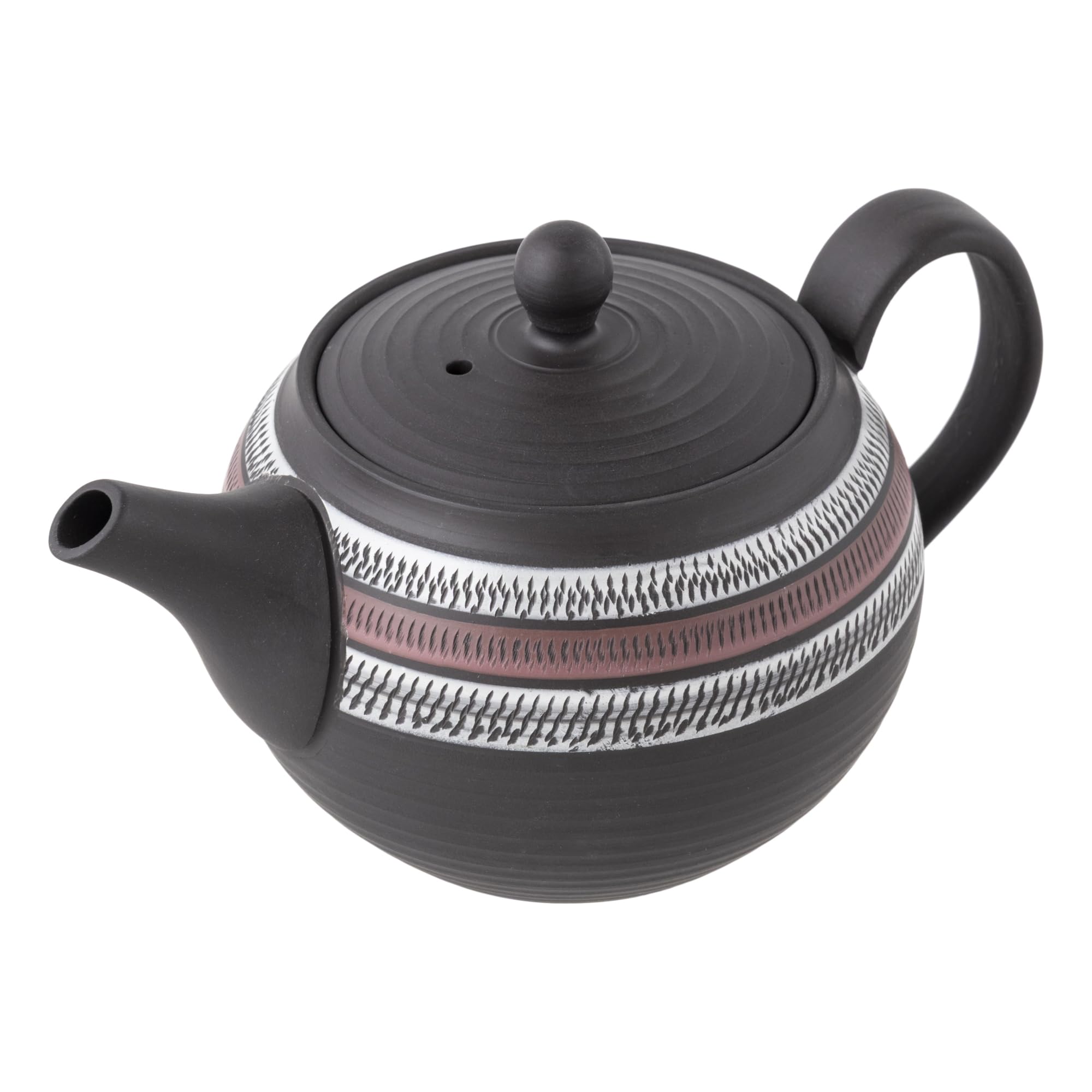

with Obi for Green and Made in tk014 Tokoname-yaki Teapot, Takeharu, Three-Color Biri, 270ml, Net, Deep-Steamed Tea, Hojicha, Genmaicha, Japan, Boxed, чёрный