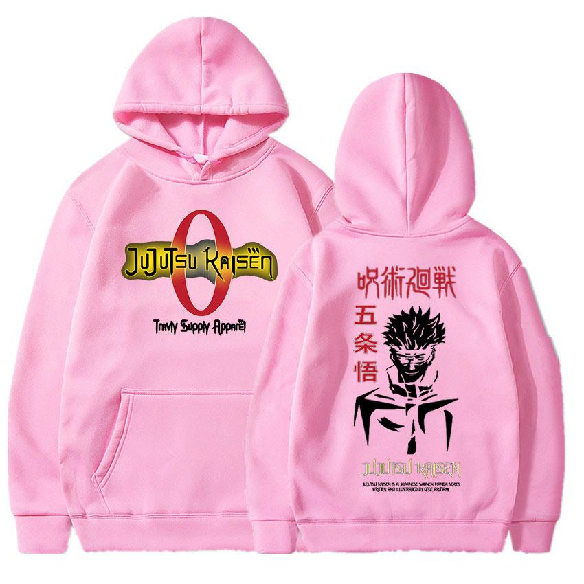 Anime Jujutsu Kaisen Hoodie Gojo Satoru Grafik Hoodies Übergroßes Kapuzensweatshirt Lange Ärmel Baumwolle Männer Frauen Kleidung