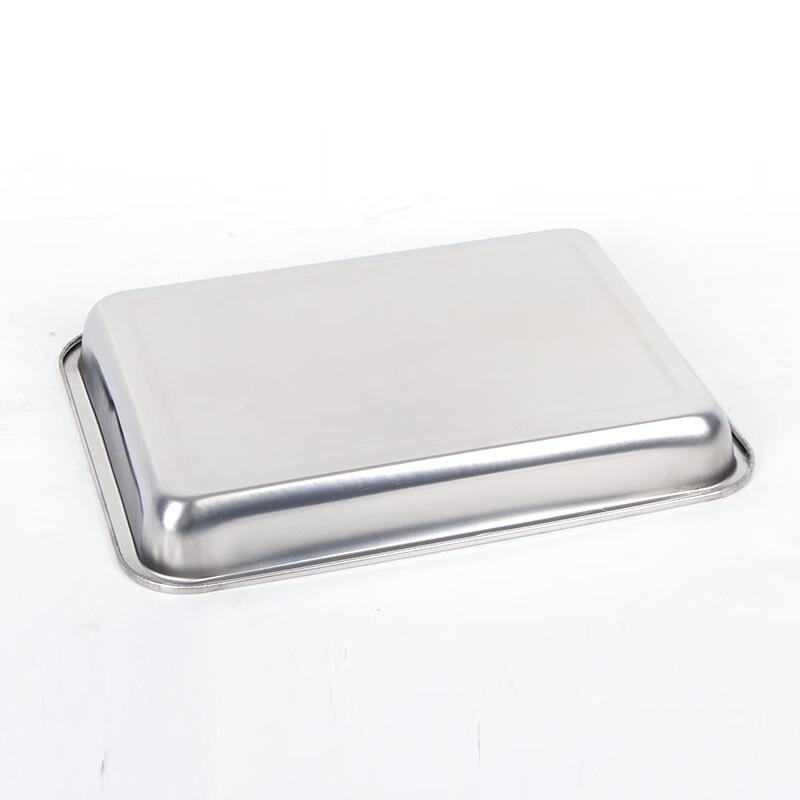 Thickened Stainless Steel Rectangular Baking & Roasting Tray