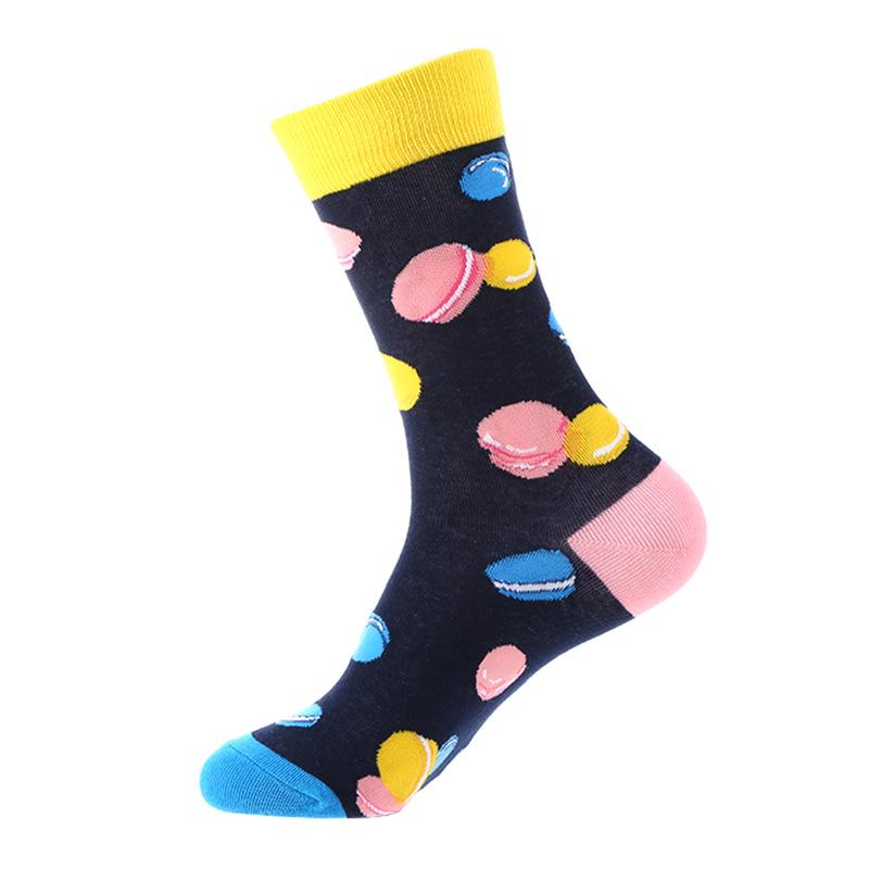 Cartoon Fruit Animal Cake Flower Mixed Colors, Pure Cotton, INS Fashion Brand, Net Red, Casual Fashion Socks for Men and Women