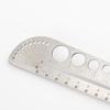 Stainless Steel Scale Ruler Multifunctional Ruler Durable Protractor  Office Supplies