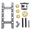 TEESE 10 Pieces Technic Frame Differential Gear Set with Universal Joint Axles Compatible with Lego Technic Parts for MOC Technic Projects Bulk Blocks