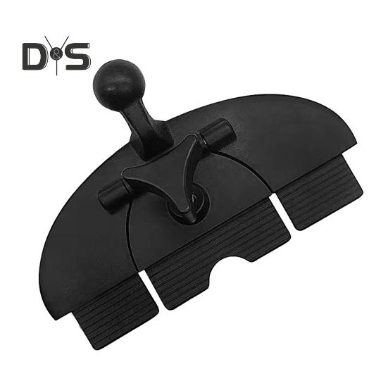 C.D Slot Car Phone Mount 360 Degrees Rotating Clip Holder with Anti-Slip Pad Universal Smartphone Holder for Samsung/MP3