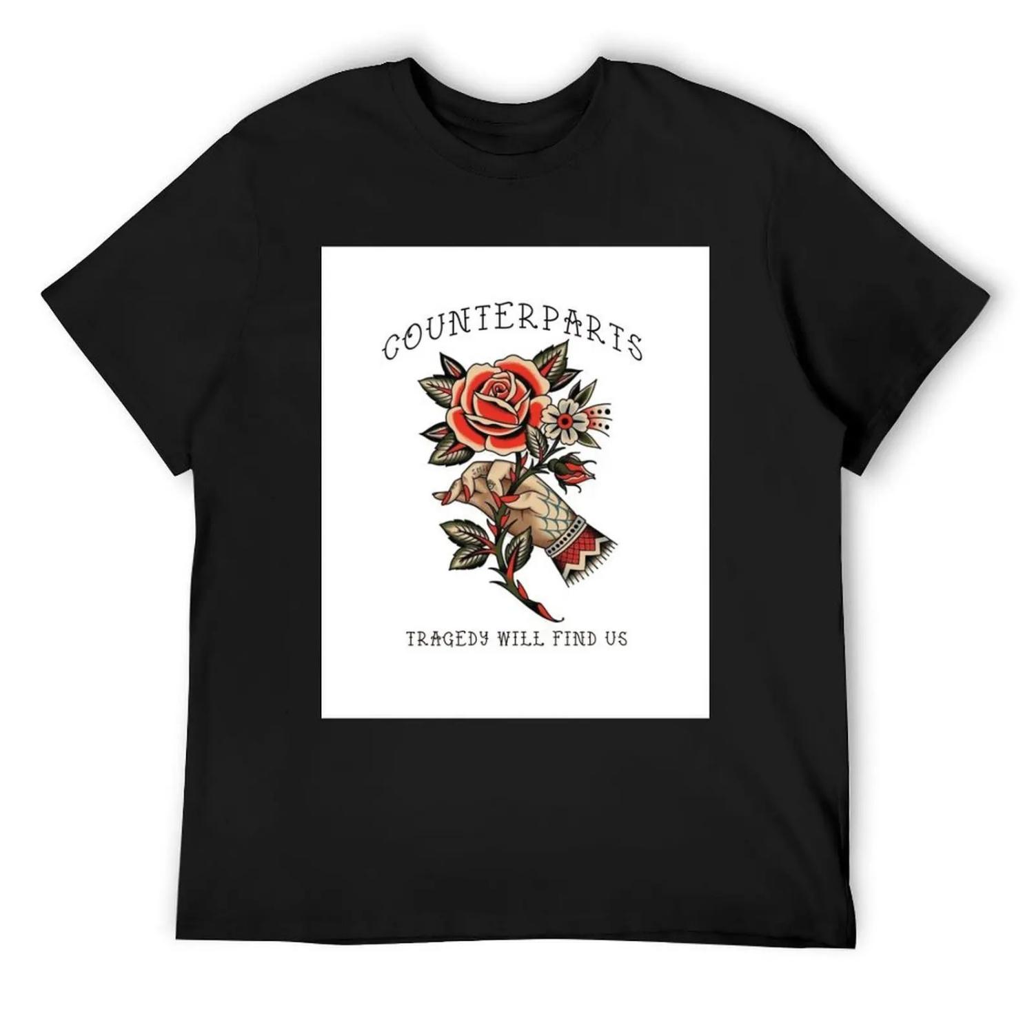 

COUNTERPARTS tragedy will find us T-Shirt shirts graphic tee shirts graphic oversize t-shirts man mens designer t shirt XXXXXL