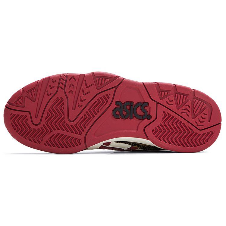 Asics Gel-Fuse Artisan Series New Year Limited Edition Retro Versatile Thick Sole Leather Low-Top Retro Basketball Shoes Unisex Sneaker 1203A590-600