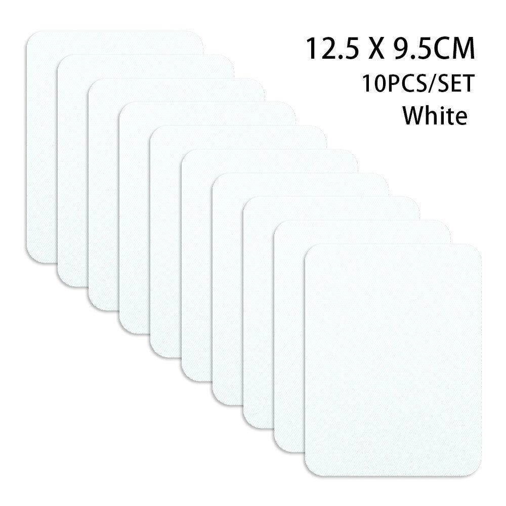 4.9 x 3.7 Inch Iron on Fabric Patch No Sew Denim Patch Adhesive Colorful Jacket Jean Clothes Pants Denim Patch DIY for Repairing