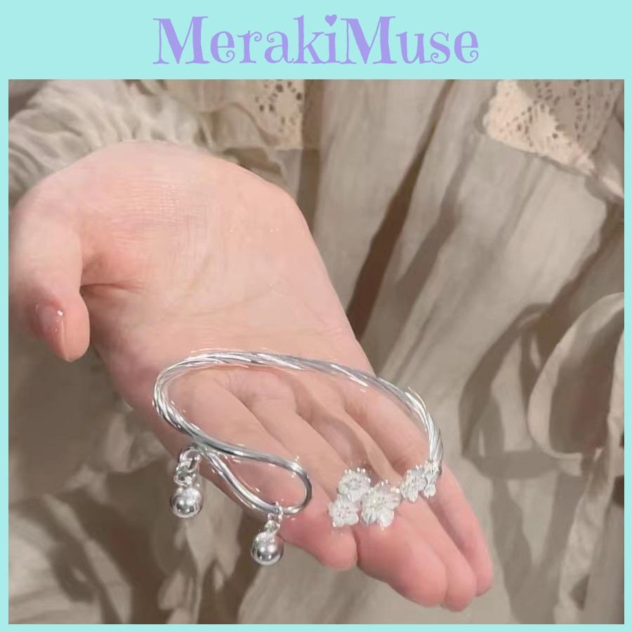 Of Lily Gorgeous The Valley Floral Bracelet Adjustable Open End Chic Womens Jewelry