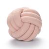 Waist Protective Lamb Velvet Home Decor for Bathroom Throw Pillow Cushion Knotted Ball Backrest