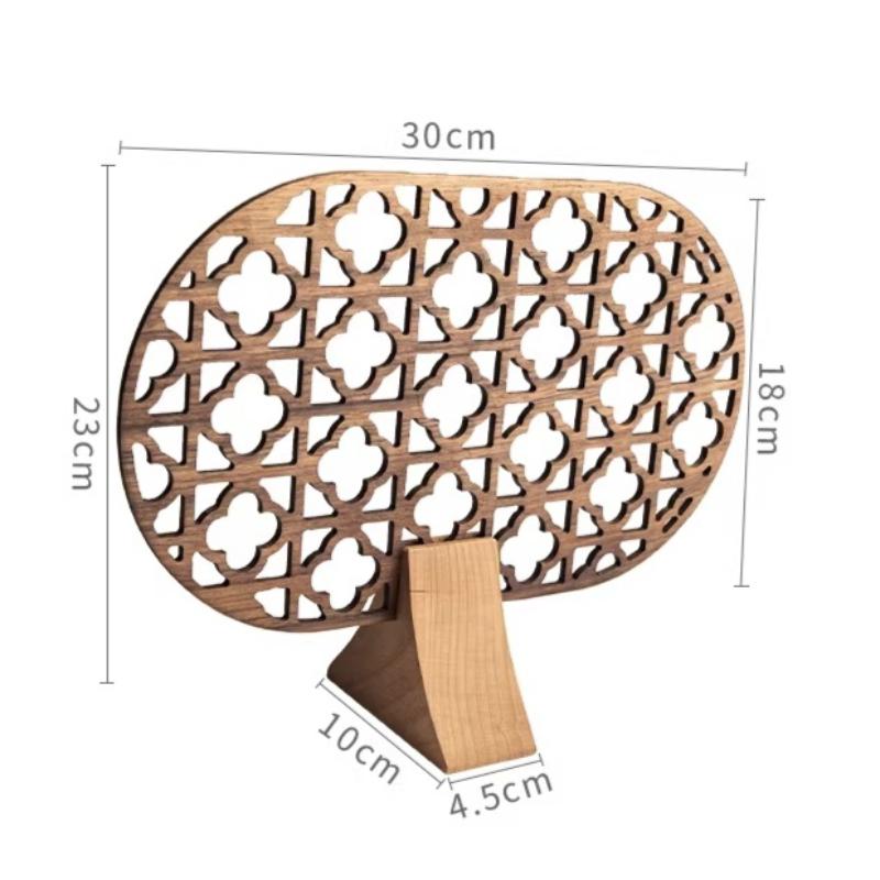 

Wooden Jewelry Stand Vintage Earring Display Rack Counter Earring Storage Display Holder Live Streaming Jewelry Shooting Props