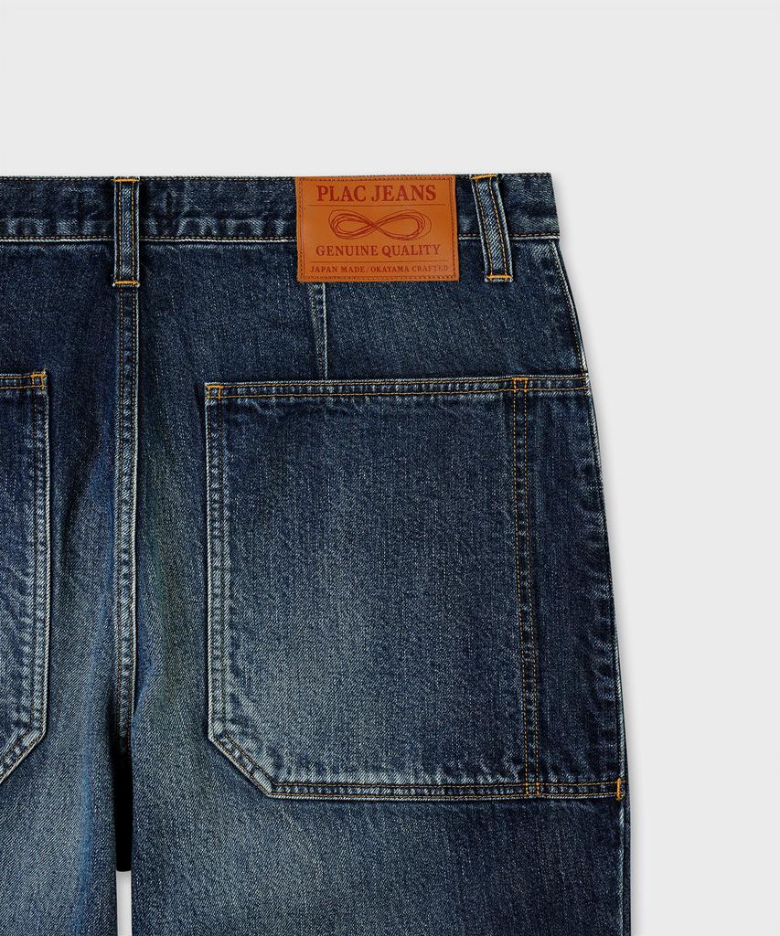 PLAC [Shiota Made] Gardener Straight Denim_Rust Washed
