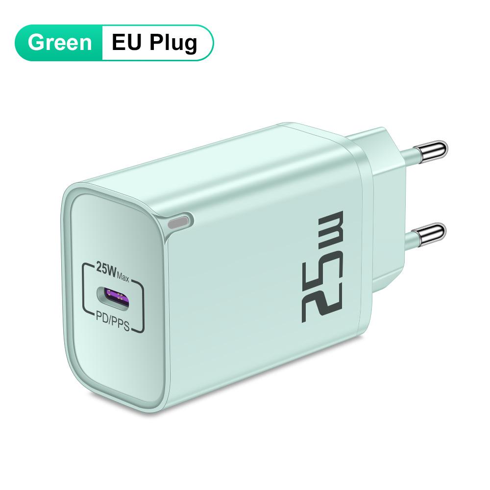 20W PD Fast Charger for Mobile Phones - EU/US/UK Travel Plug Specifications