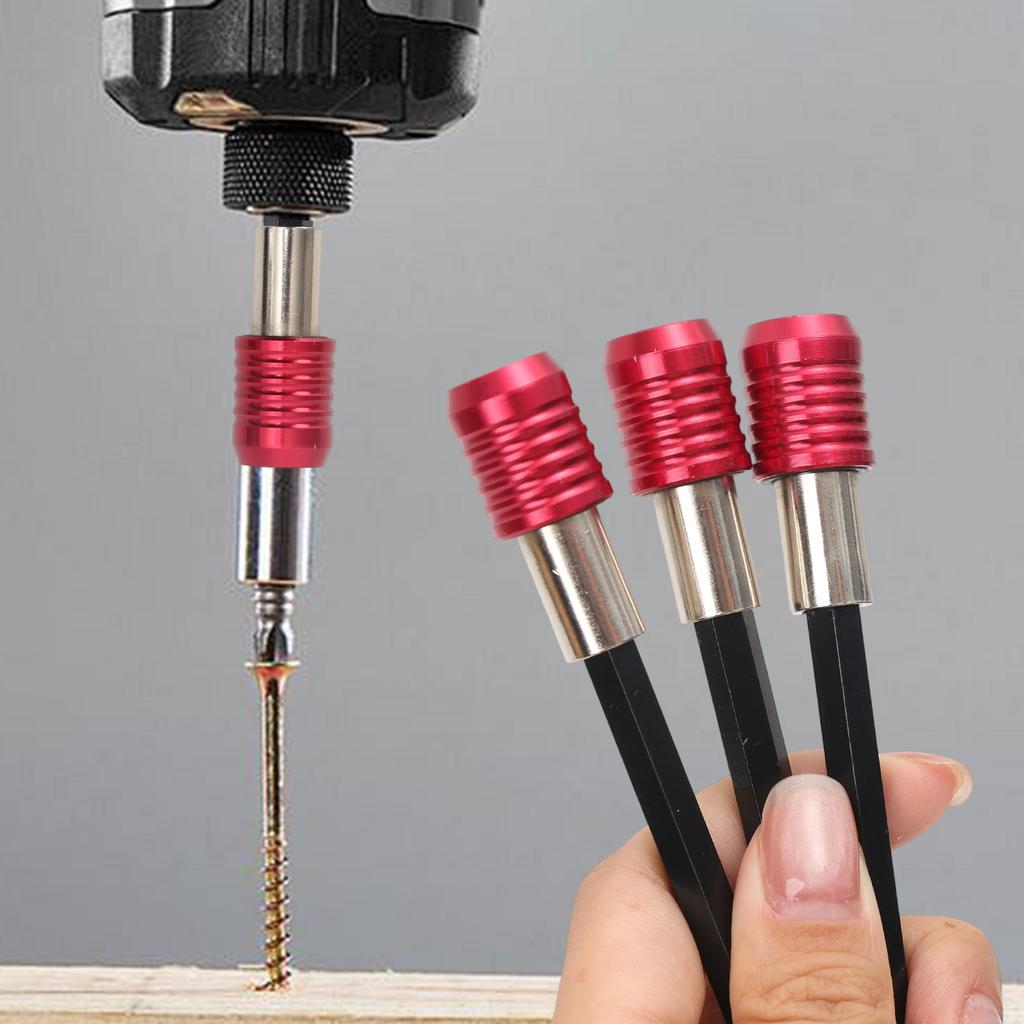 Hex Handle Magnetic Screwdriver Tip Holder Quick Release Self-locking Extension Rod Adapter Drill Bits Impact Driver Holders