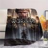 1Pc Black Myth Wukong Print Flannel Blanket, High quality Comfortable for All Seasons, Home Decor, Warmth and Comfort, Perfect for Gifts
