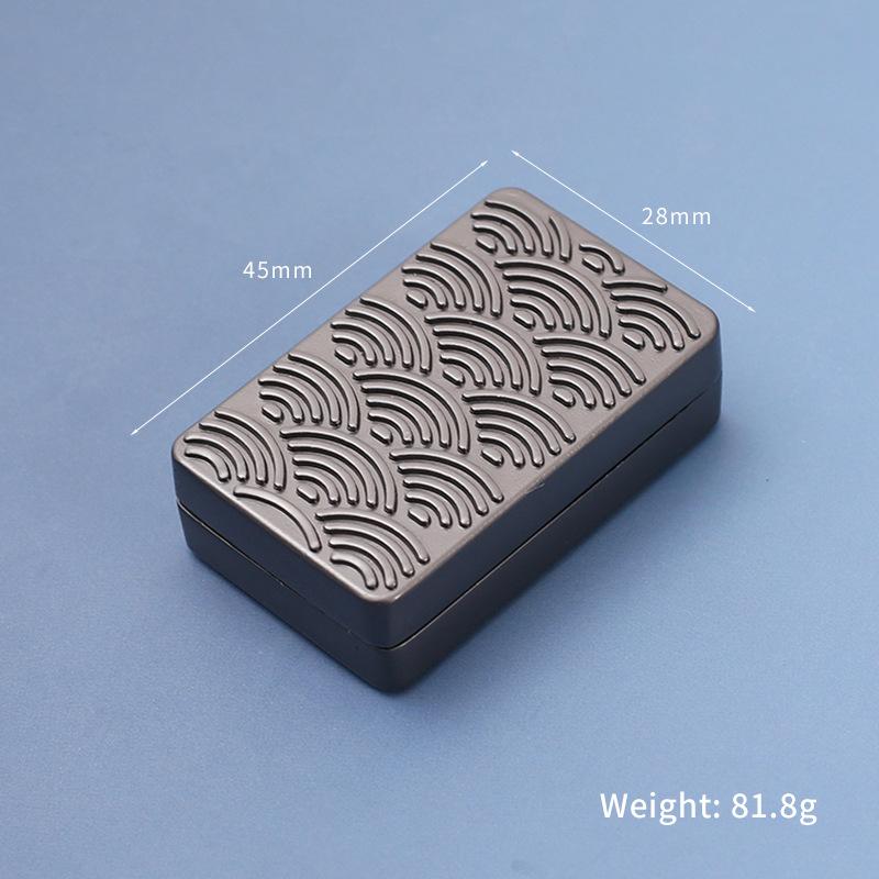 

Edc Fidget Slider Metal Rotating Christmas Tree Push Cards Anti Pressure Sensory Toy Stress Relief Toy With Soft Magnetic Slider