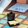 Multi Purpose Sticky Note Stencil with Template Notepad Dispenser Sticky Note Holder Set  Office