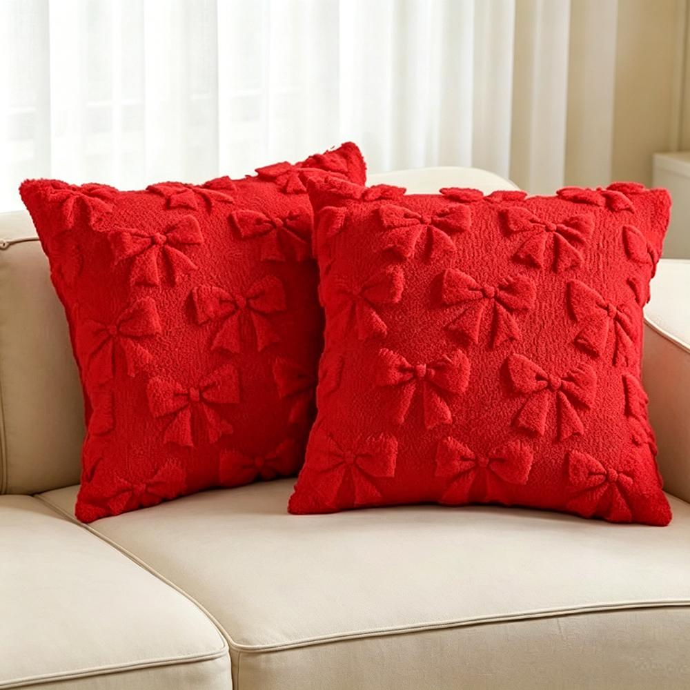 45x45cm/40x40cm Cute Pink Pillow Cover Sweet Girly Throw Pillowcase Insta Style Decorative Cushion Cover for Sofa Bedroom