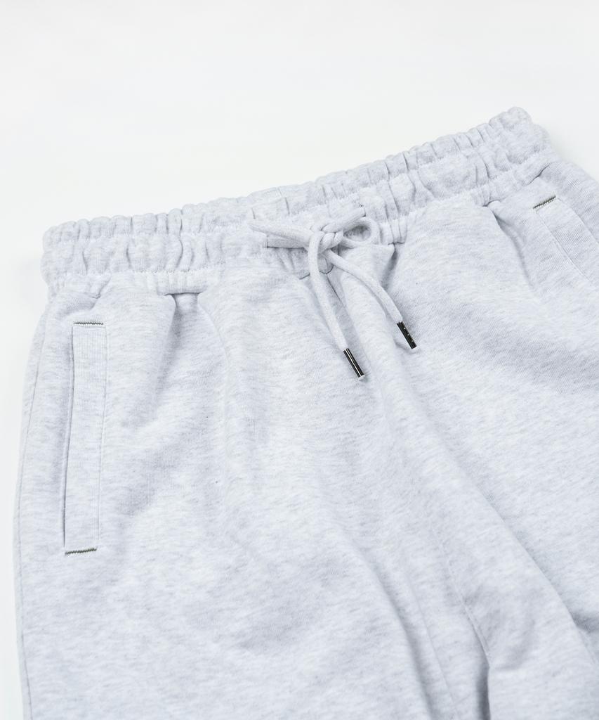 FRIZMWORKS Cover Stitch Sweat Pants _ White Melange