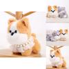Plush Dog Keychain With Pearl Chain For Girls Gift And Bag Decoration