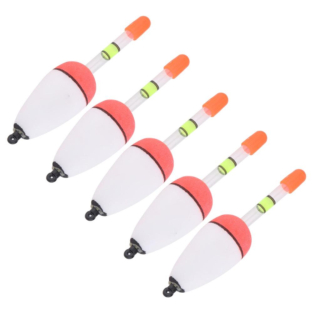 5PCS EVA Foam Fishing Slip Bobbers Long-range Casting Multiple Specifications Fish Floats Lightweight Lightwieght