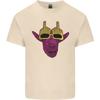 Offensive Goat With Finger Flip Glasses Unisexs Light Cotton TShirt