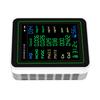 Air Quality Tester CO2 HCHO TVOC PM2.5 PM10 Temperature Humidity Sensor TFT Screen Air Quality Detector White
