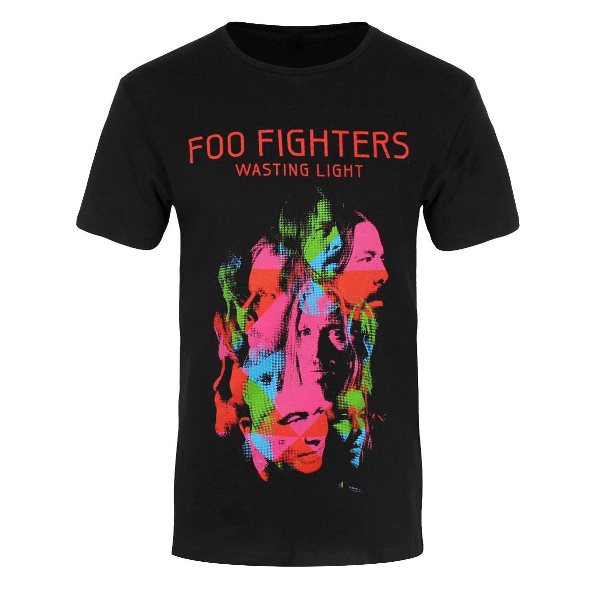 Foo Fighters T-Shirt Wasting Light Album Rock Official New Black M