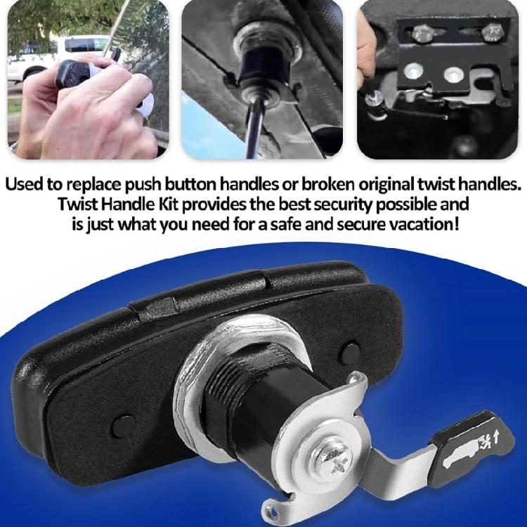 Drehgriff-Set Ersatz T-Griff mit LKW-Kappen Drehverschlüssen für 100XQ 100XL 100XR TSC700 Drehgriff 113436 83514