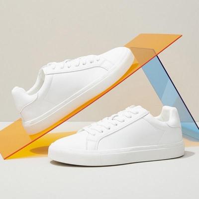 Atmungsaktive weiße schuhe herren sport-und freizeitschuhe
