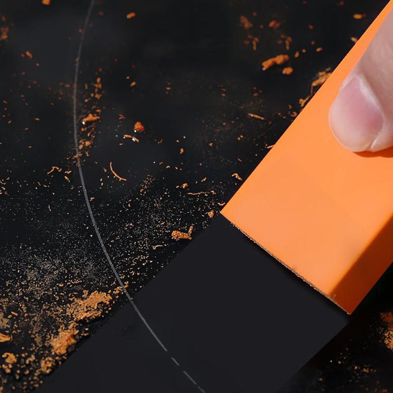 1/2Pcs Easy Limescale Eraser Bathroom Glass Rust Remover Rubber Household Kitchen Cleaning Tools Kitchen Toilet Rust Brush