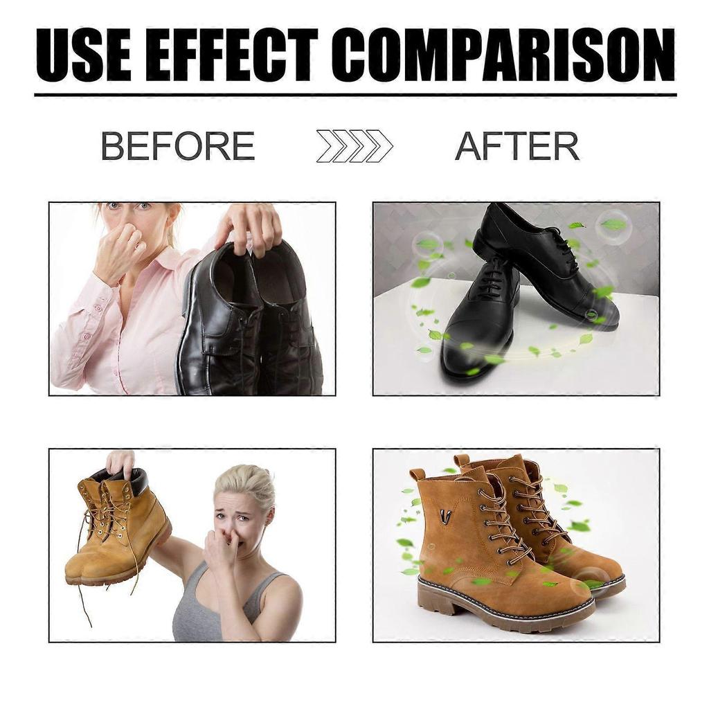 Deodorant Shoe Stickers, Plant Ingredients Fresh Sneakers Odor Deodorizing Sweat-Absorbing Aromatic Shoe Stickers
