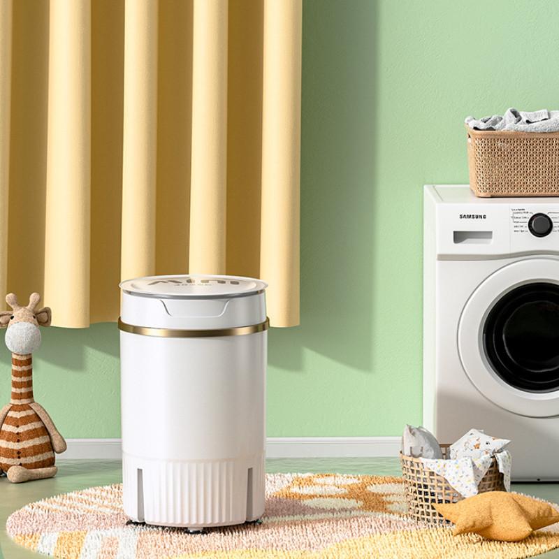 Small Household Mini Washing Machine Dormitory Elution Integration Machine Blue Light Sterilization Cleaning Equipment