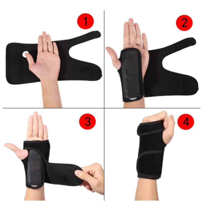 Splint  Band Belt Carpal Tunnel Hands Wrist Support Brace Strap High Quality Outdoor Sports Steel Plate Wrist Guard