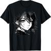 Anime Girl Anime Eyes Ink Art Sketch Drawing for Girls Teens T-Shirt
