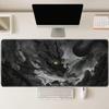Fantasy Black Dragon Large Desk Mat Antislip Rubber Mousepad For Esport Gaming Room Pc Keyboard Workstation Desktop Decor