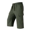 Shorts Men's Summer Casual Cropped Trousers Ice Silk Thin Outdoor Work Shorts Large Size Quick-drying Medium Trousers