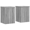 VidaXL Supports pour plantes 2 pcs sonoma gris bois d'ingénierie, support de fleurs, support de pot, support pour plantes 852902