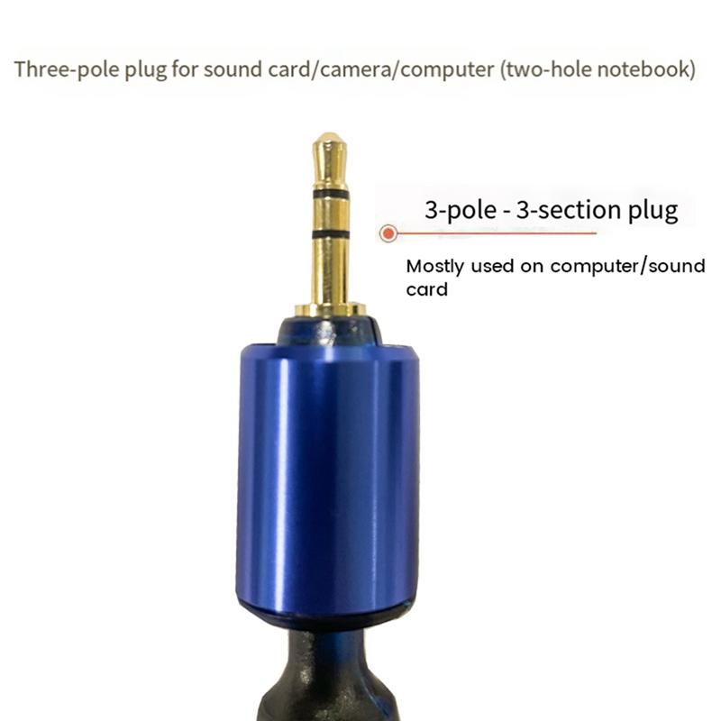 

B03B-Video Recording Microphone Mini Condenser Record Interview Vlog Mic For SLR Camera чорний