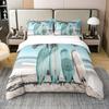 Surf Duvet Cover for Kids Teens Quilt Cover Queen King Size Lightweight Down Room Decor 2 Pillowcases 1 Duvet Cover No Comforter
