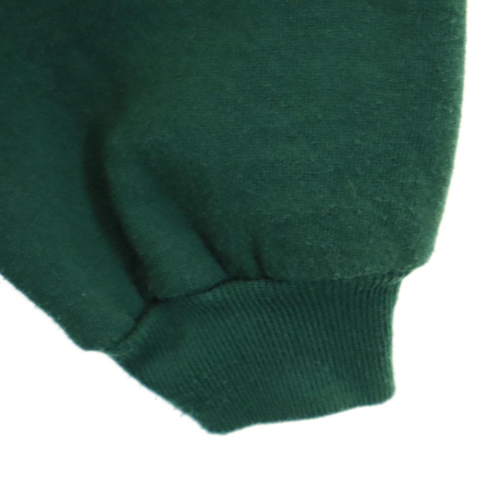 chic 90s Made in USA Old Long sleeve sweat trainer S/M green Back brushed Men's Used