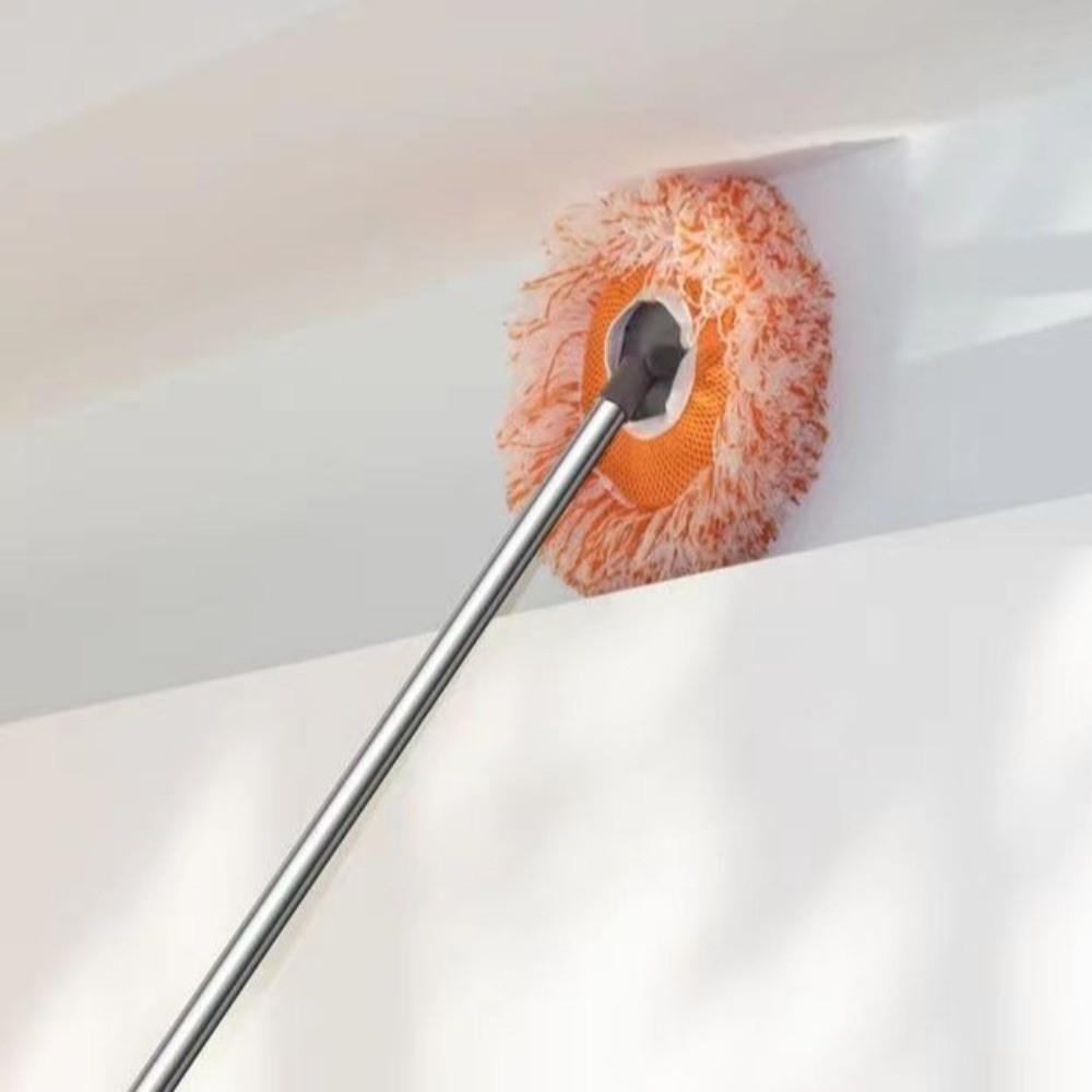 Multi Functional Floor Scrubber Long Extended Handle Dust Mop Sunflower Mop  Wall Cleaning