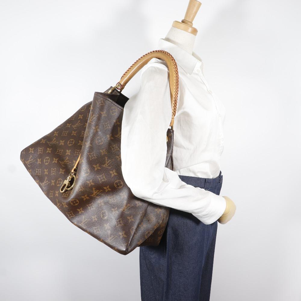 LOUIS VUITTON Arti MM Shoulder Bag M40249 Brown Monogram canvas Women Used