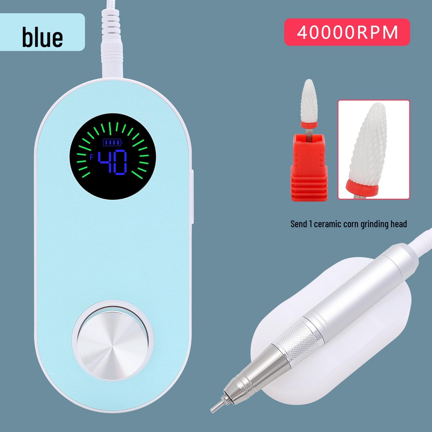 

Rechargeable 400,000 RPM Multifunctional Nail Grinder and Cuticle Remover