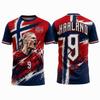 Haaland Commemorative 2026 Men Or Kid Football Jersey Athletic Soccer Shirt Outdoor Practice Running and Sports Activities
