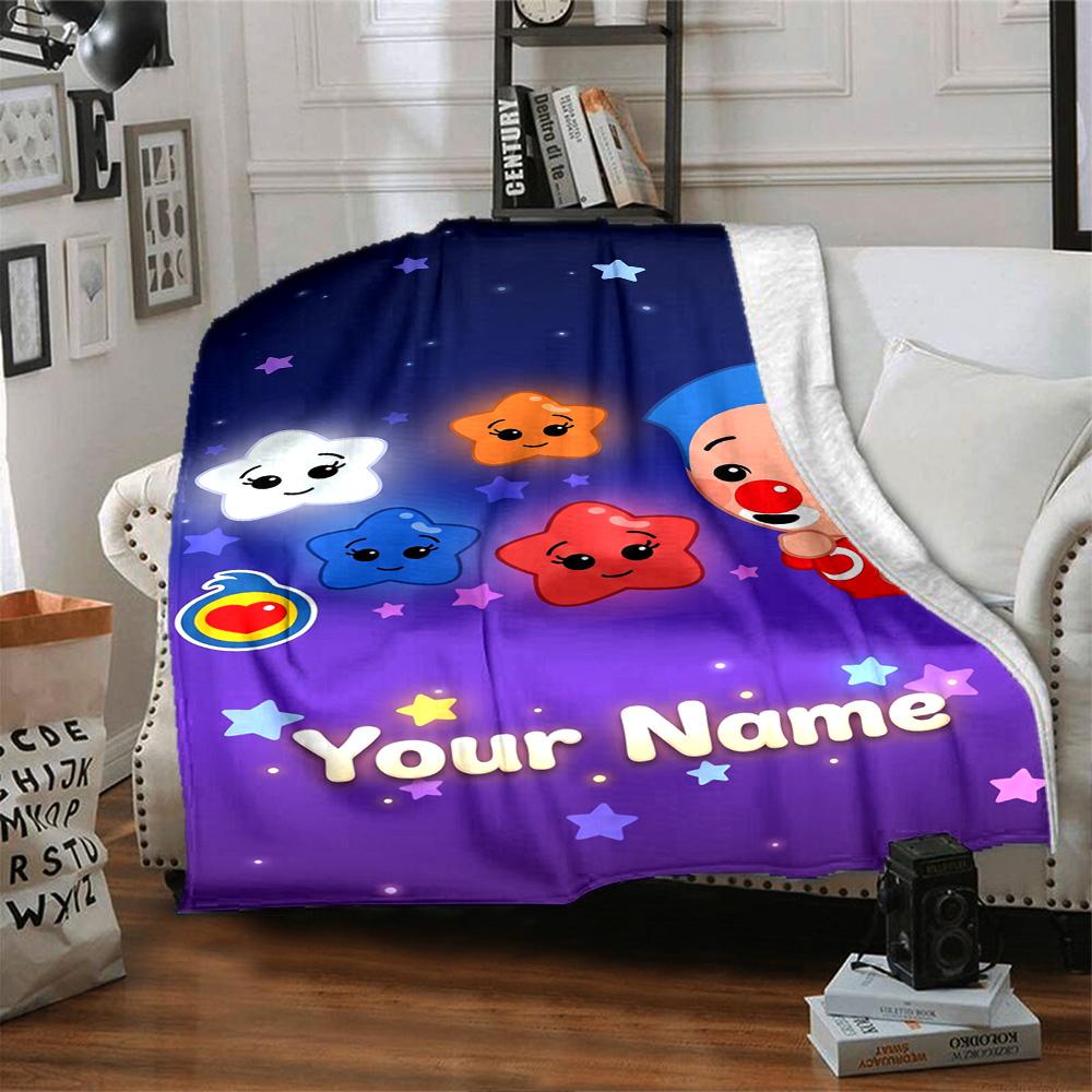 Plim Plim Customize Your Name Blanket Multi-purpose Customizable Blanket Comfortable Throw For Office Home Decor Picnics Bedding for All Occasions